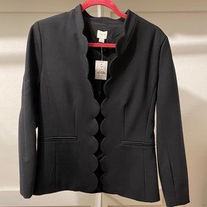 Scalloped Going out Blazer NWT
